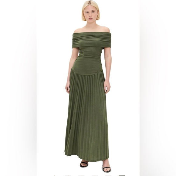 Lioness Olive Green Field of Dreams Maxi Dress - Picture 1 of 4